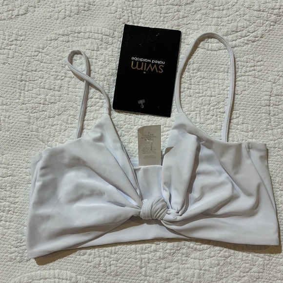 Naked Wardrobe Knotted Bikini top. NWT. Small - Picture 3 of 8